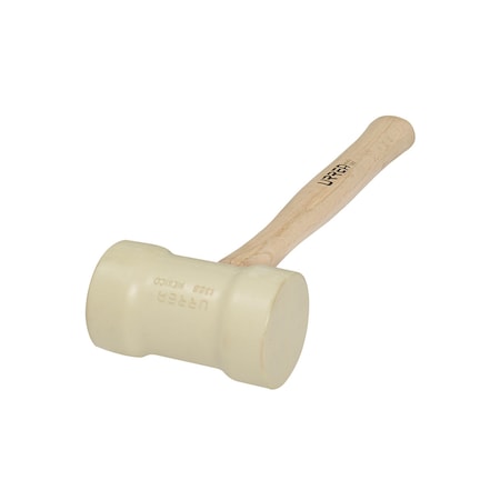 Urrea Rubber Mallet with beige color rubber head 22Oz 1368B